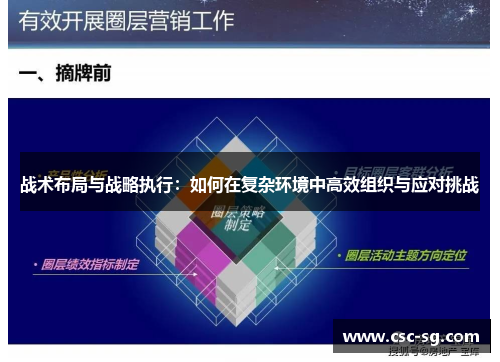 战术布局与战略执行：如何在复杂环境中高效组织与应对挑战